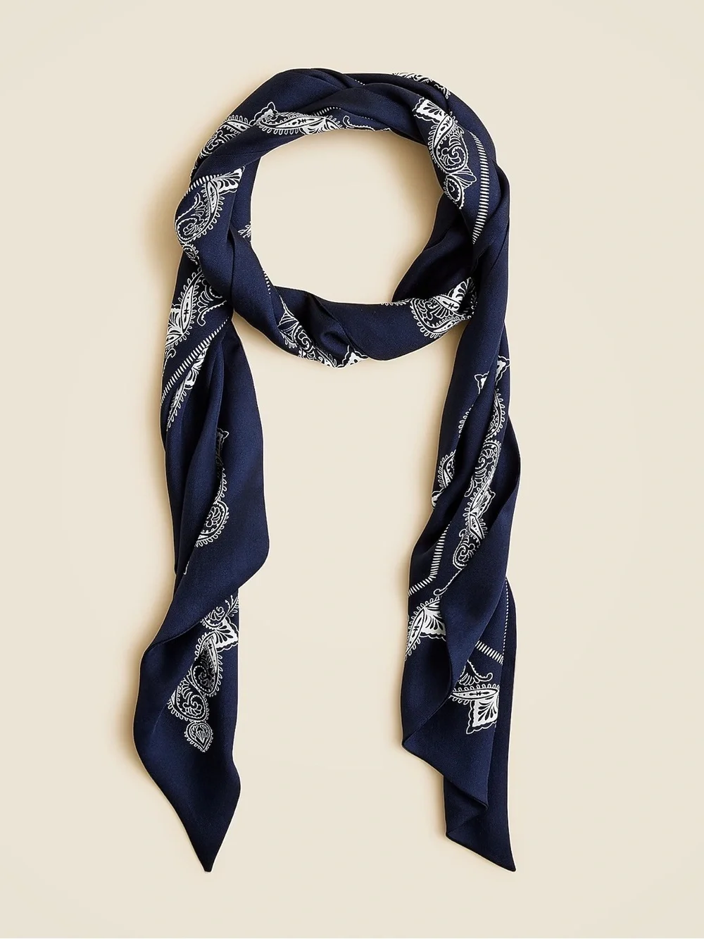 J crew Printed silk scarf